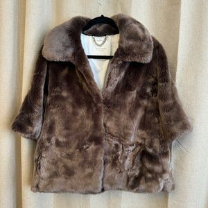 Kate Spade Faux Fur Jacket
